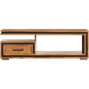 Image de vidaXL Table basse en bois massif d'acacia 100x45x33 cm