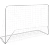 Image de vidaXL Buts de football 2 pcs. avec filets 182×61×122 cm Acier blanc