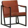 Image de Fauteuil Marron Cuir Véritable Vidaxl