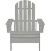 Image de vidaXL Chaise de jardin en bois gris