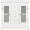 Image de vidaXL Sideboard Blanc 70x28x70 cm Pin massif