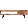 Image de vidaXL Armoire TV 140×30×40 cm en bois massif d'acacia