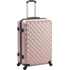 Image de vidaXL Ensemble de trolleys à coque dure 3 pcs. Or rose ABS