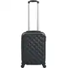 Image de vidaXL Trolley à coque dure noir ABS