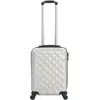 Image de vidaXL Trolley à coque dure argent clair ABS