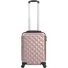 Image de vidaXL Trolley à coque dure or rose ABS