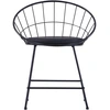 Image de vidaXL Chaise de salle à manger 2 pcs. noir similicuir acier