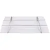 Image de vidaXL Auvent de porte argenté et transparent 150x90 cm PET