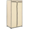 Image de vidaXL Armoire crème 75×50×160 cm