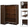Image de Garde-robe D'Angle Marron 130x87x169 Cm Vidaxl