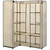 Image de vidaXL Armoire d'angle Crème 130 x 87 x 169 cm