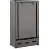 Image de vidaXL Armoire Gris 87 x 49 x 159 cm Tissu