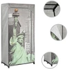 Image de vidaXL Armoire 75×45×160 cm New York Tissu