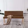 Image de Vidaxl - Banc 139,5 Cm Marron Similicuir Daim