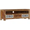 Image de Meuble Tv 120x30x40 Cm Bois De Sesham Solide