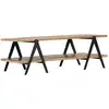 Image de vidaXL Table basse 115x60x40 cm Vieux bois massif