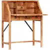 Image de vidaXL Bureau 90×40×107 cm bois massif acacia