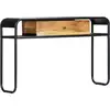 Image de Bureau De Conception Vintage Avec Structure En Fer Et Tiroir En Bois Diverses Couleurs Couleur : Marron Noir