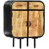 Image de Buffet 60x30x75 Cm Bois De Manguier Massif Et Fer Vidaxl