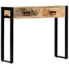 Image de Table Console 90 X 30 X 75 Cm Bois De Manguier Massif Vidaxl