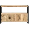 Image de vidaXL Armoire d'appoint 120x30x75 cm bois massif mangue