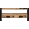 Image de vidaXL Armoire TV 100x30x45 cm bois massif de manguier