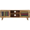 Image de vidaXL Armoire TV 120x30x40 cm en bois massif de manguier