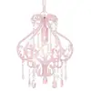 Image de Plafonnier Avec Perles Rose Rond E14 Vidaxl