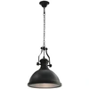 Image de vidaXL Plafonnier noir rond E27