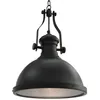 Image de Vidaxl Ceiling Lamp Black Round E27