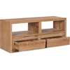 Image de vidaXL Armoire TV 90x30x40 cm en teck massif