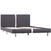 Image de vidaXL Cadre de lit Gris Similicuir 140 x 200 cm