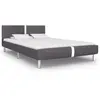 Image de Cadre De Lit Sans Matelas Gris Similicuir 140x200 Cm Vidaxl