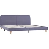 Image de vidaXL Cadre de lit gris clair tissu 180x200 cm