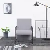 Image de Fauteuil Gris Clair Tissu Vidaxl