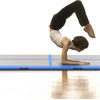 Image de vidaXL Tapis de gymnastique gonflable avec pompe 300x100x10 cm PVC bleu