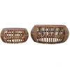Image de vidaXL Tables basses 2 pcs. Rotin naturel