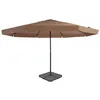 Image de Vidaxl - Parasol Avec Base Portable Taupe