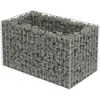 Image de Vidaxl - Lit Surélevé À Gabion Acier Galvanisé 90x50x50 Cm