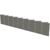 Image de vidaXL Mur de gabions Acier galvanisé 630×30×100 cm