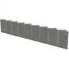 Image de Vidaxl - Mur De Gabion Acier Galvanisé 630x30x100 Cm