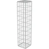 Image de vidaXL Mur de gabions avec couverture Acier galvanisé 20×20×100 cm
