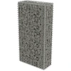 Image de vidaXL Mur de gabions avec couverture Acier galvanisé 50×20×100 cm