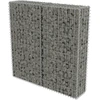 Image de vidaXL Mur de gabions avec couverture Acier galvanisé 100×20×100 cm