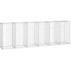 Image de vidaXL Mur de gabions avec couverture Acier galvanisé 300×50×100 cm