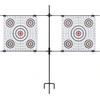 Image de vidaXL Support de cible avec papiers de tir 78x76 cm acier