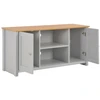Image de vidaXL Armoire TV Gris 120x39x58 cm