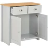 Image de vidaXL Sideboard Gris Sideboard Gris 79 x 35 x 81 cm
