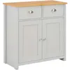 Image de Buffet Gris 79x35x81 Cm Vidaxl