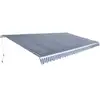 Image de Vidaxl - Auvent Pliable Manuel 600 Cm Bleu/blanc